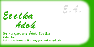 etelka adok business card