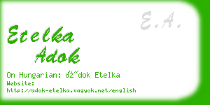 etelka adok business card